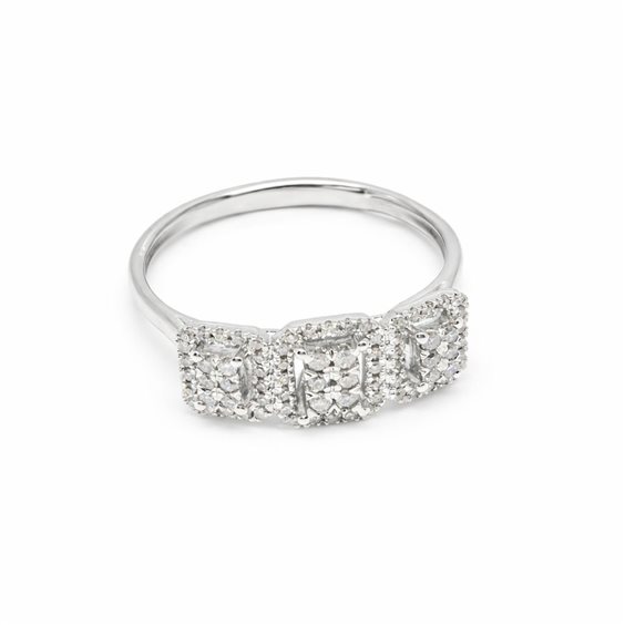 Anello Breda Gioielli Donna in Oro bianco Diamante 0.23 Ct FROQ4683-NG - FROQ4683-NG